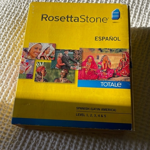Rosetta Stone Other - Rosetta Stone Espanol Version 4 Spanish Level 1-5, Audio Companion & Headset